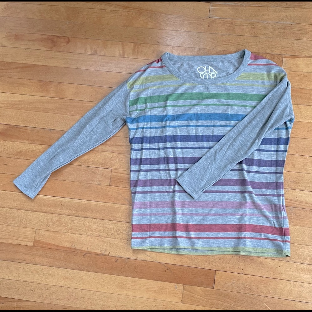 Chaser Multi-colored striped sweatshirt